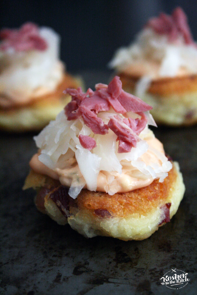Reuben Stuffed Latkes