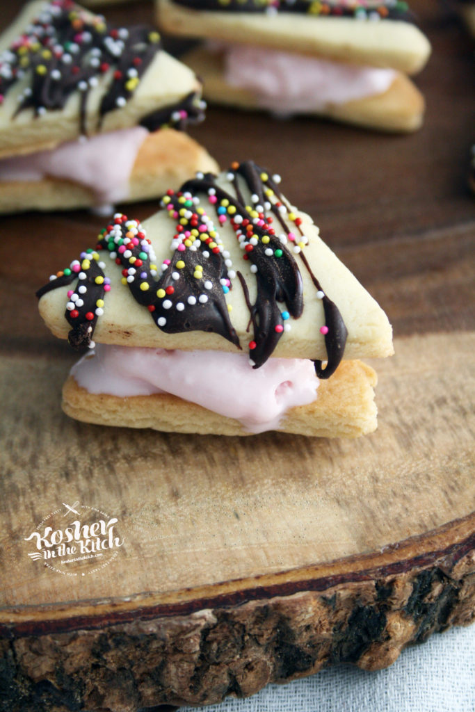 Hamantaschen Ice Cream Sandwiches