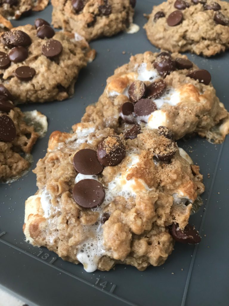 S'mores Oatmeal Cookies
