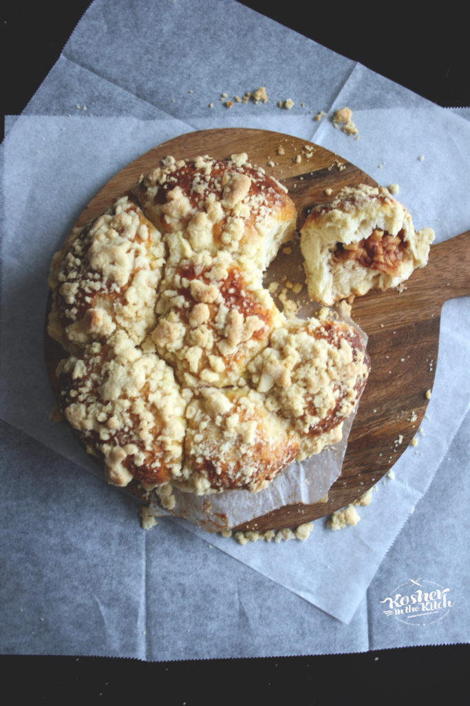 Apple Pie Stuffed Crumb Challah
