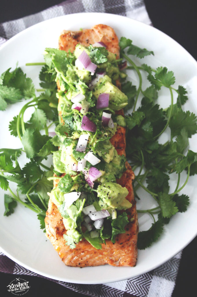 Salmon with Avocado Salsa