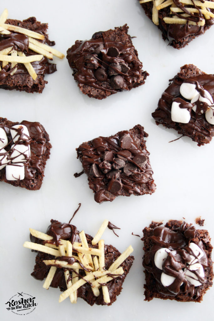 chocolate fudge Passover brownies