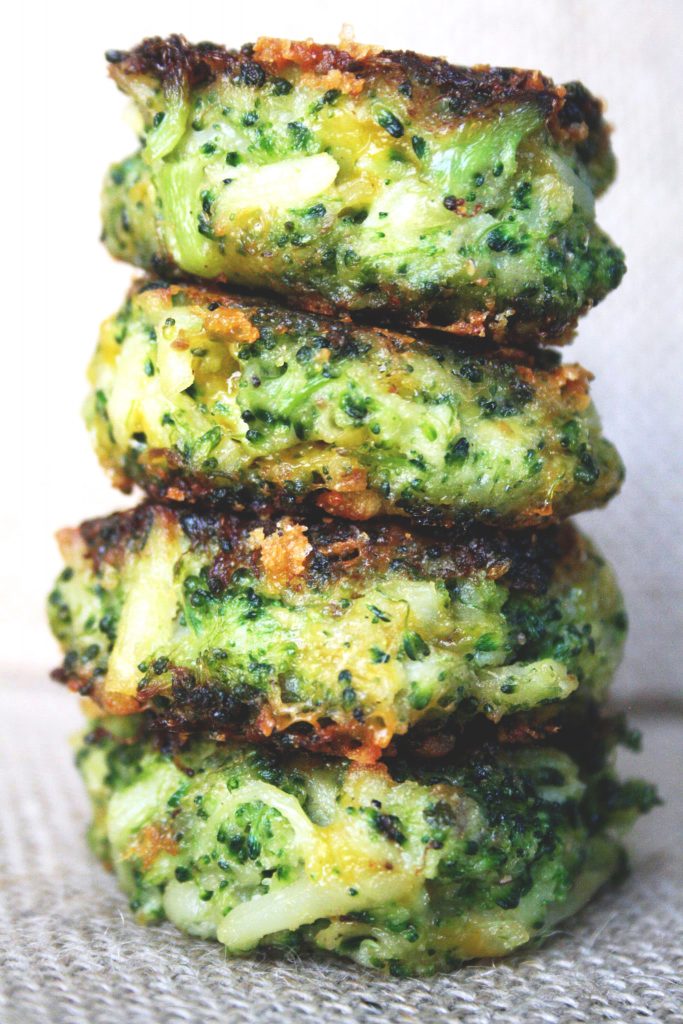 Broccoli Cheddar Latkes