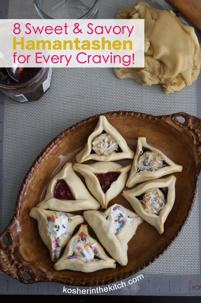 Vegan Hamantashen with Chocolate Filling 