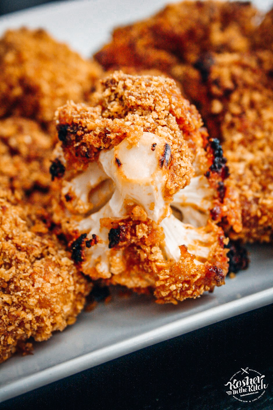 Crispy Coated BBQ Cauliflower Poppers Kosher In The Kitch!