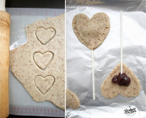 Vegan Heart Cookies with Jam Filling