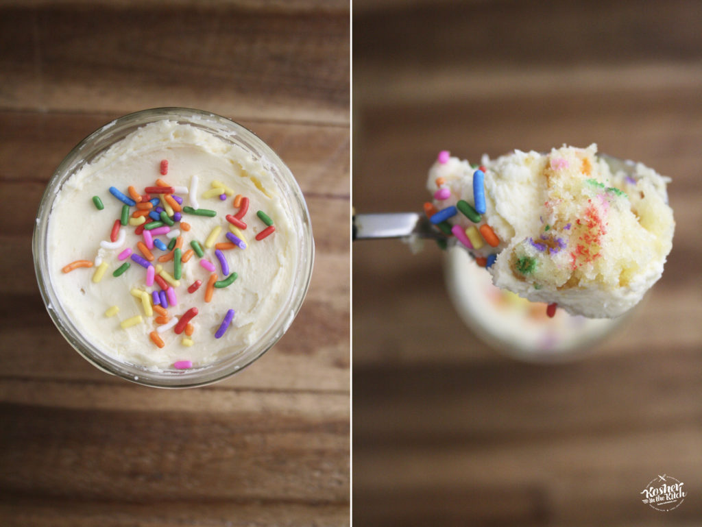 Funfetti Cake in a Jar Kosher In The Kitch!