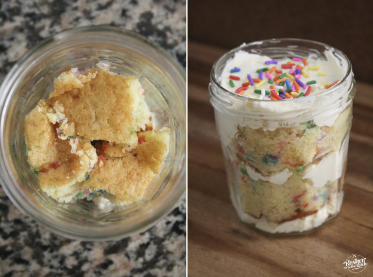Funfetti Cake in a Jar Kosher In The Kitch!