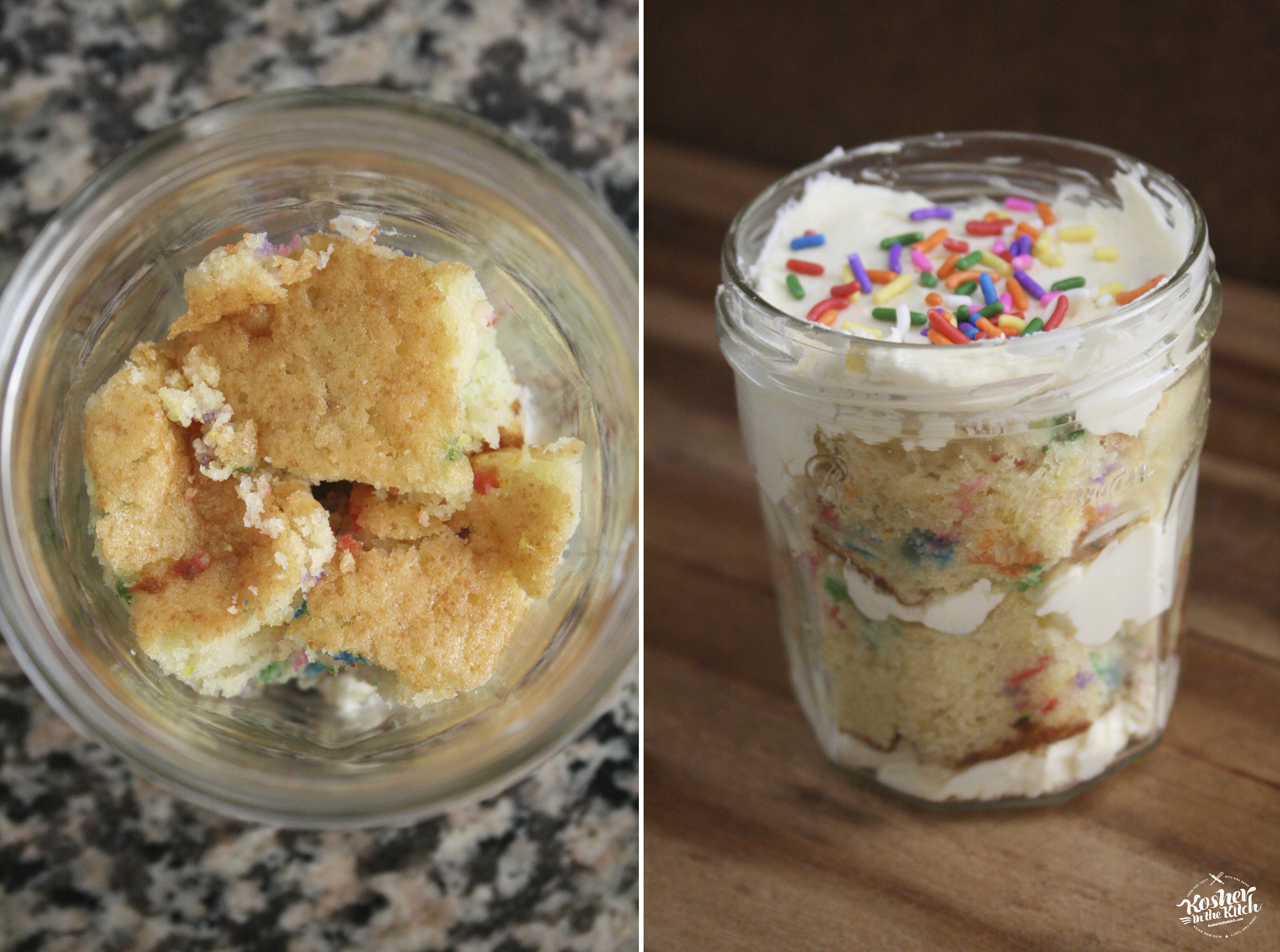 Funfetti Cake in a Jar