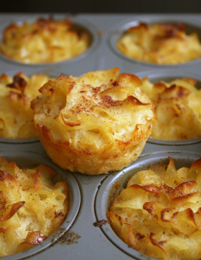 Sweet Noodle Kugel Muffins