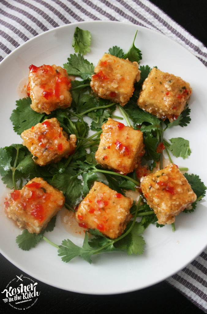 Vegan Chinese Crispy Tofu with Sweet Chili Sauce - Kosher In The Kitch!