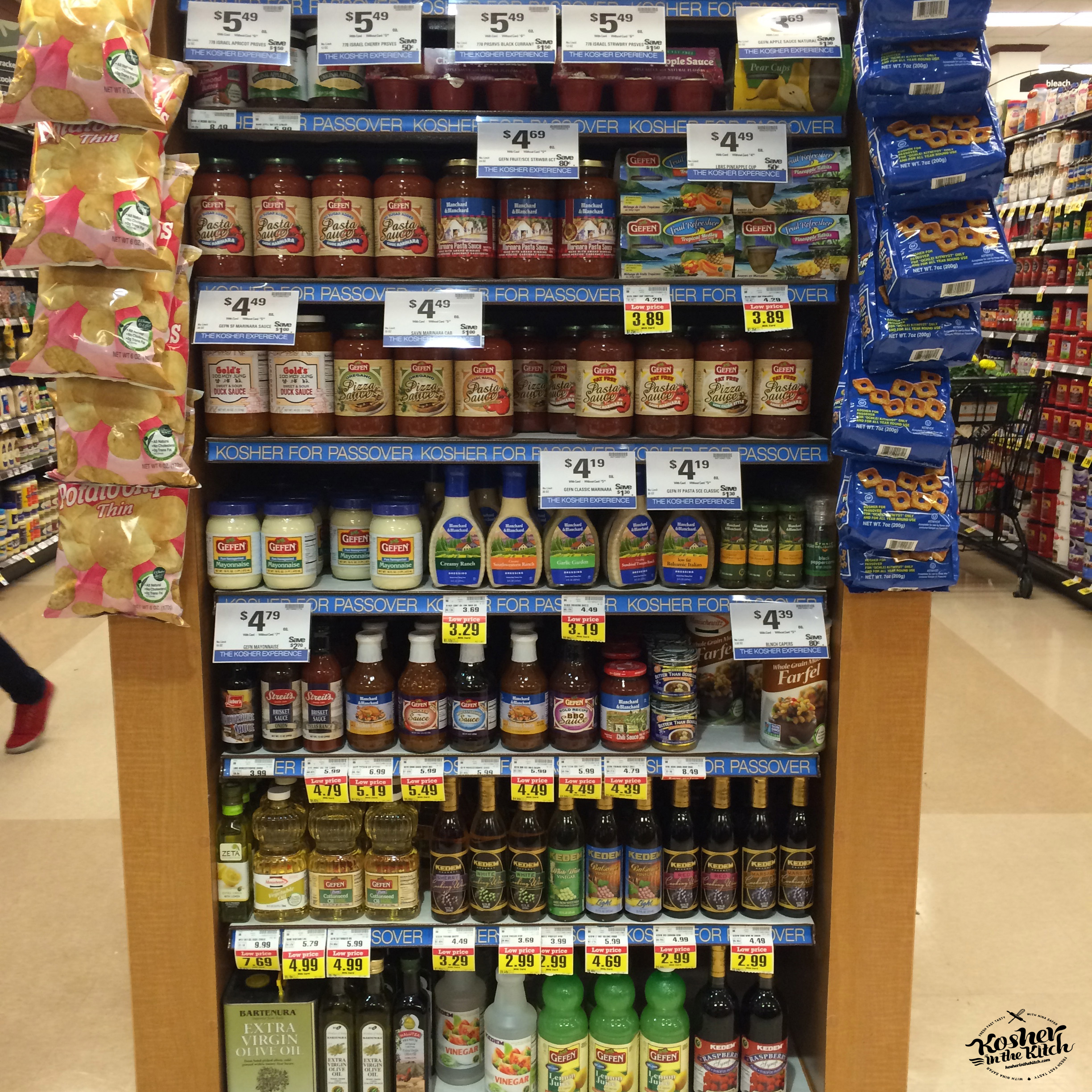 Kosher products for Passover at Ralphs 