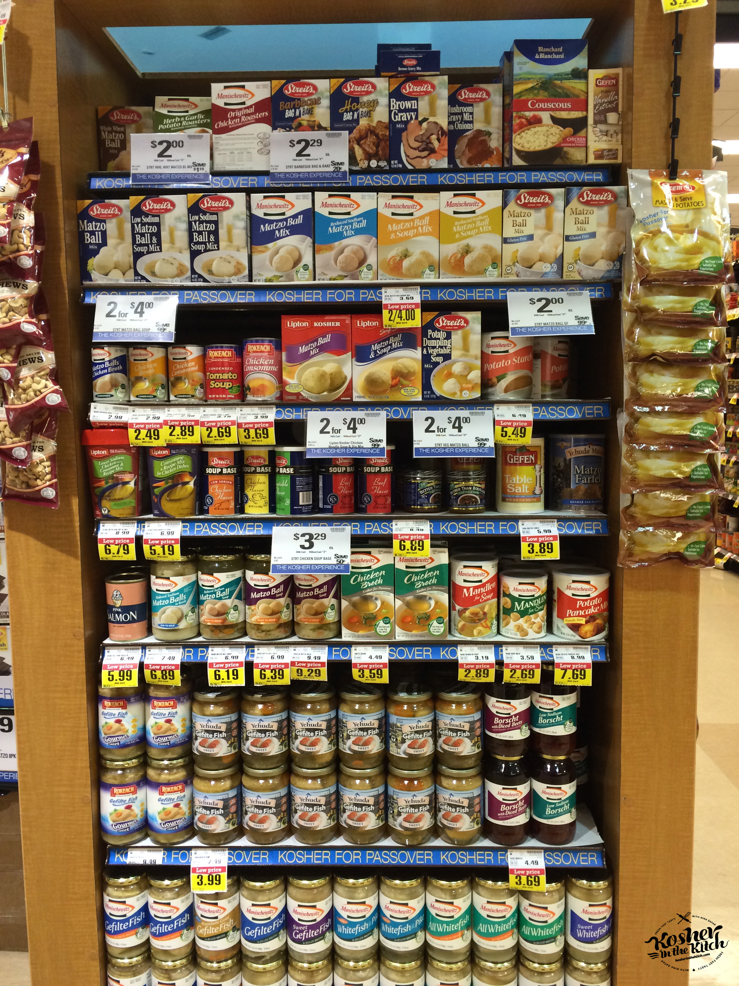 Kosher products for Passover at Ralphs