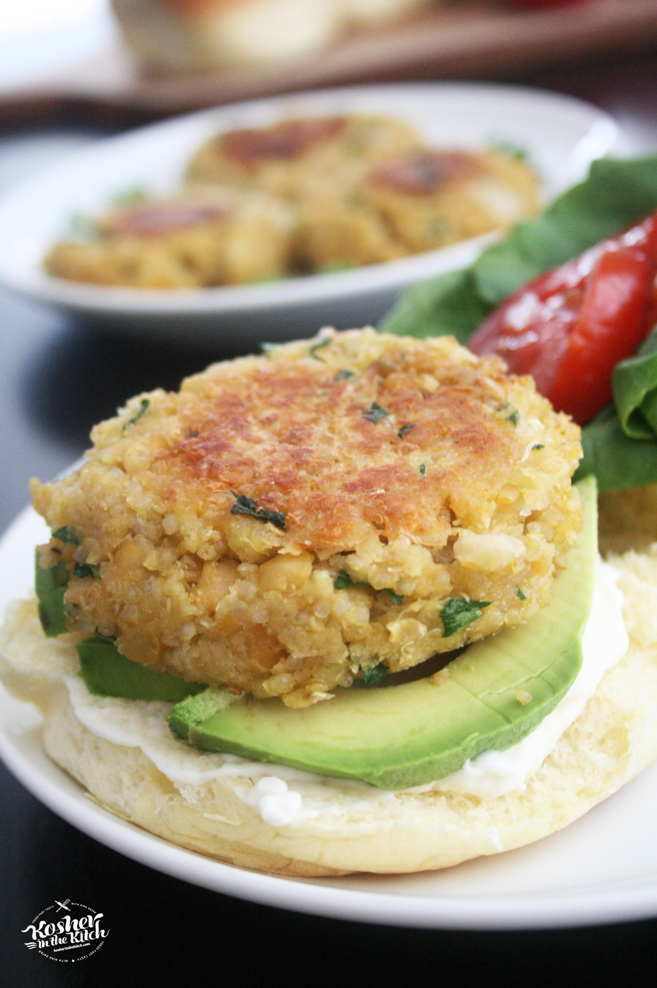 Quinoa Chickpea Burger