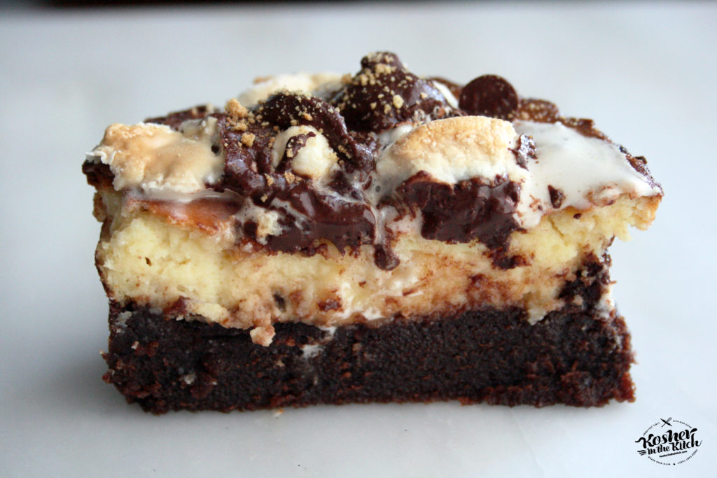 Brownie Cheesecake S'mores