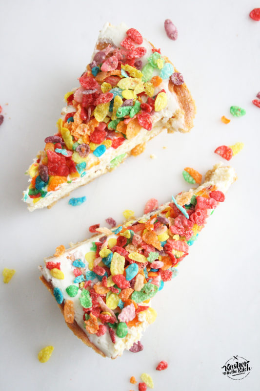 Fruity Pebbles Cheesecake Kosher In The Kitch!