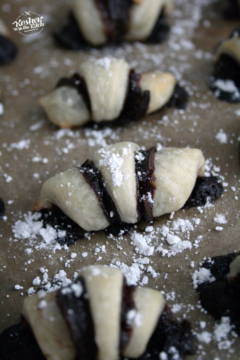 TWO Ingredient Chocolate Malawach Rugelach Kosher In The Kitch!