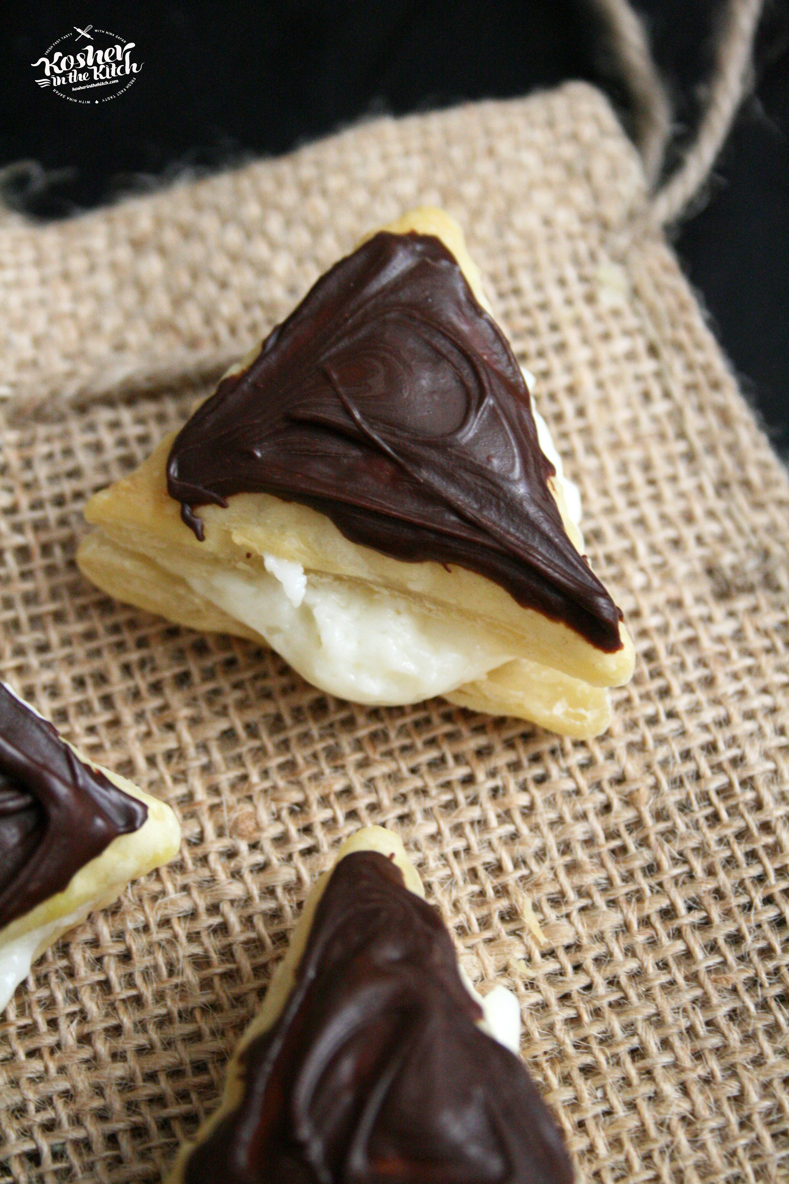 Chocolate Eclair Hamantaschen
