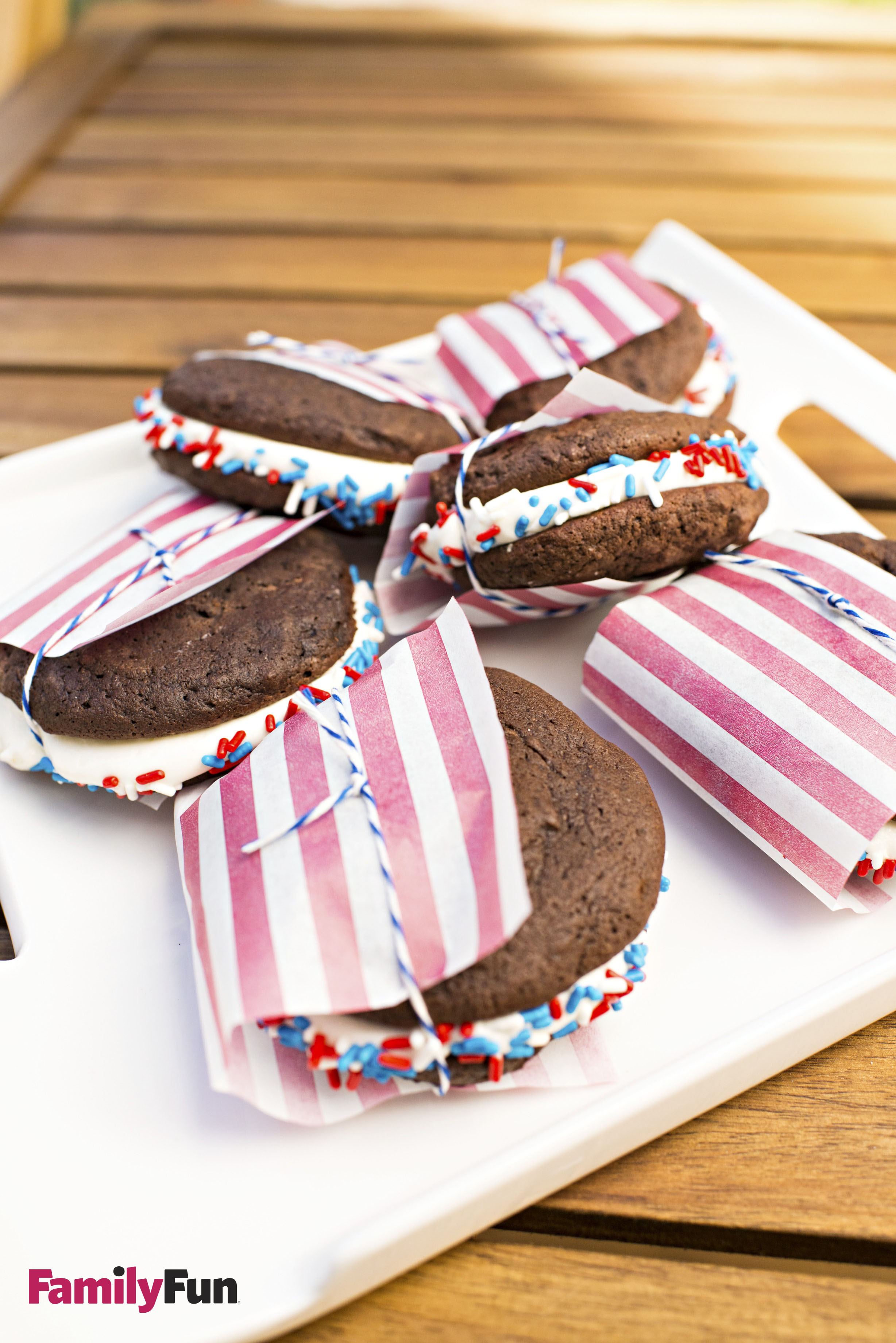 Patriotic Whoopie Pies