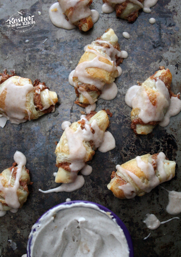 Apple Pie Rugelach with Coconut Cinnamon Whipped Cream