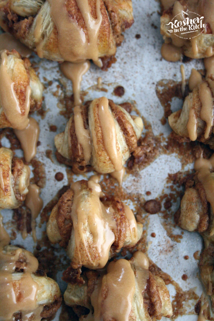 Biscoff Rugelach with Cookie Butter Icing