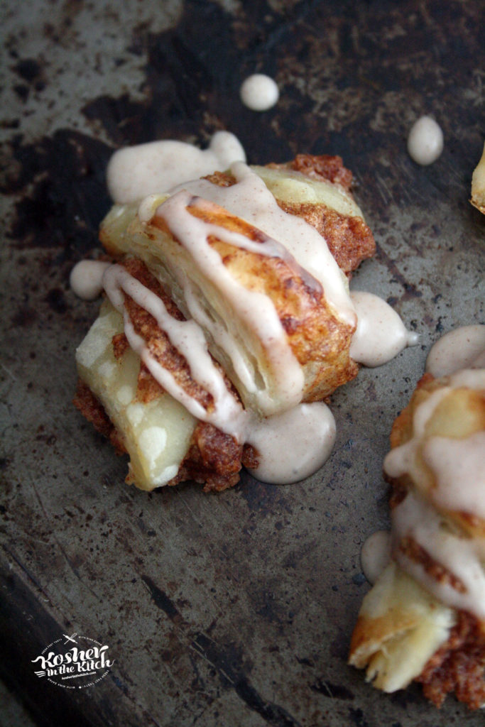 Apple Pie Rugelach with Coconut Cinnamon Whipped Cream
