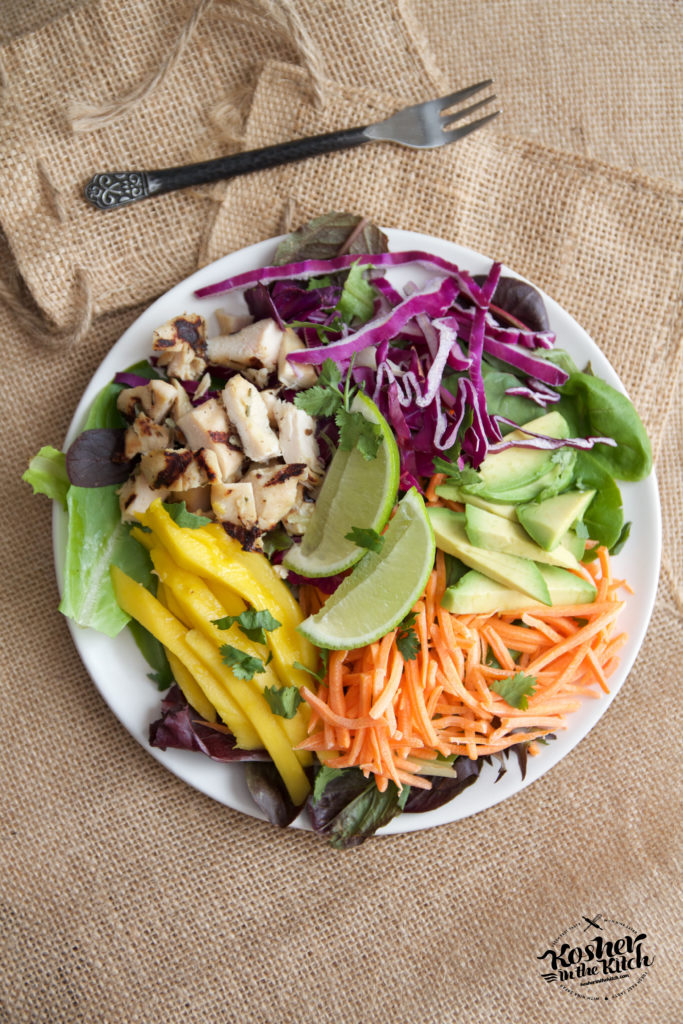 Chicken Rainbow Salad 