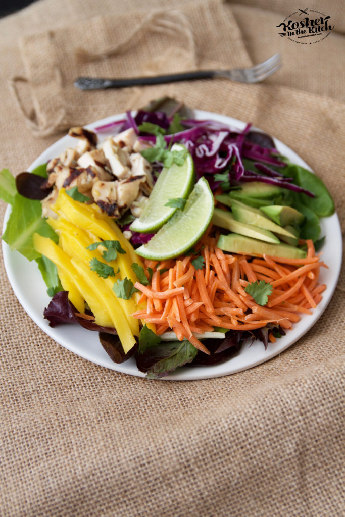 Chicken Rainbow Salad 