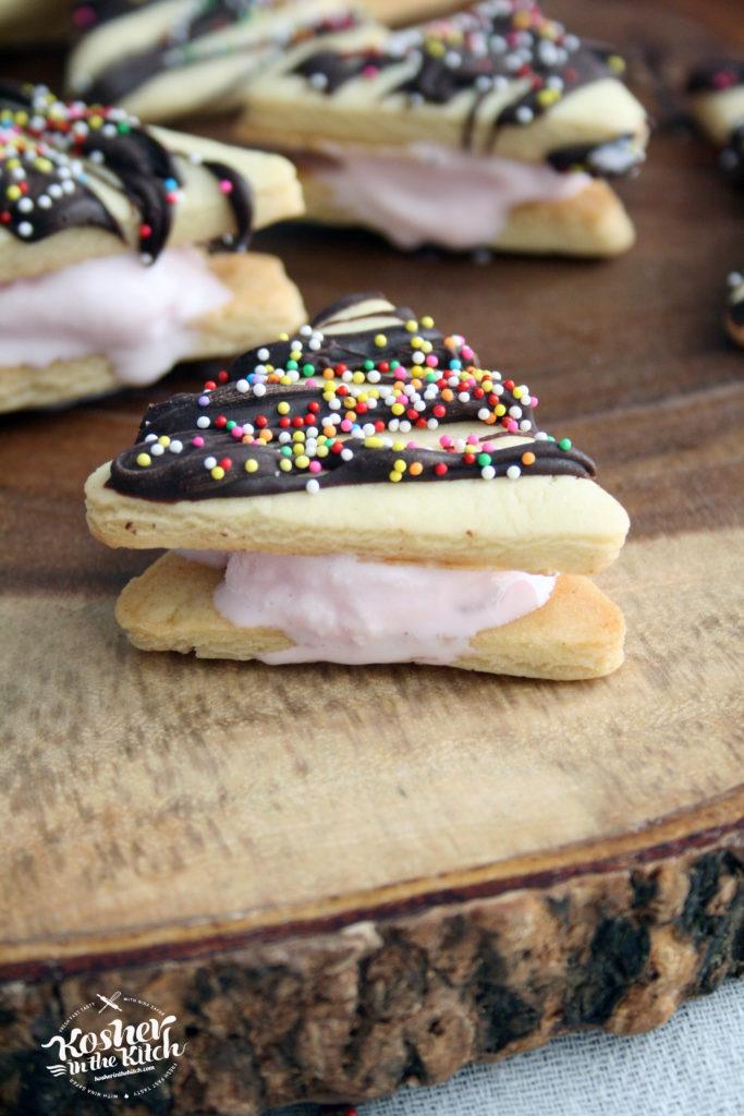 Hamantaschen Ice Cream Sandwiches