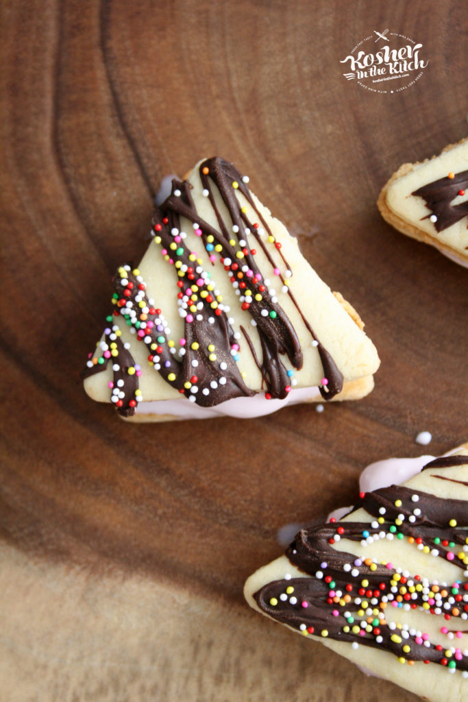 Hamantaschen Ice Cream Sandwiches