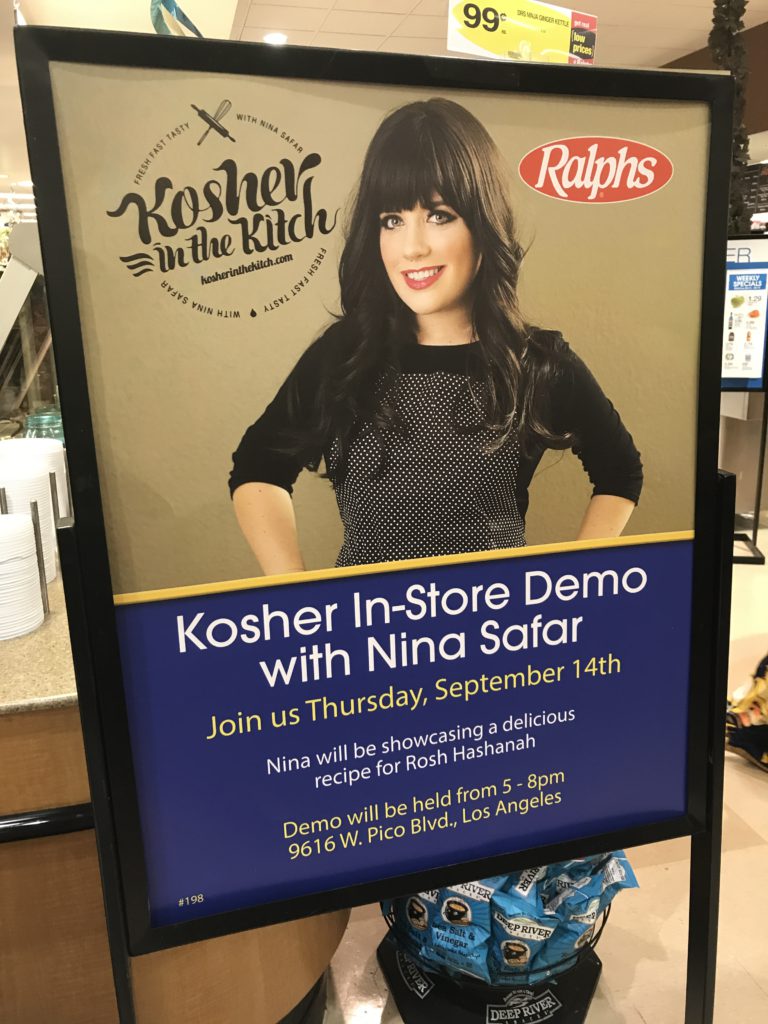 Rosh Hashana Demo at Ralphs