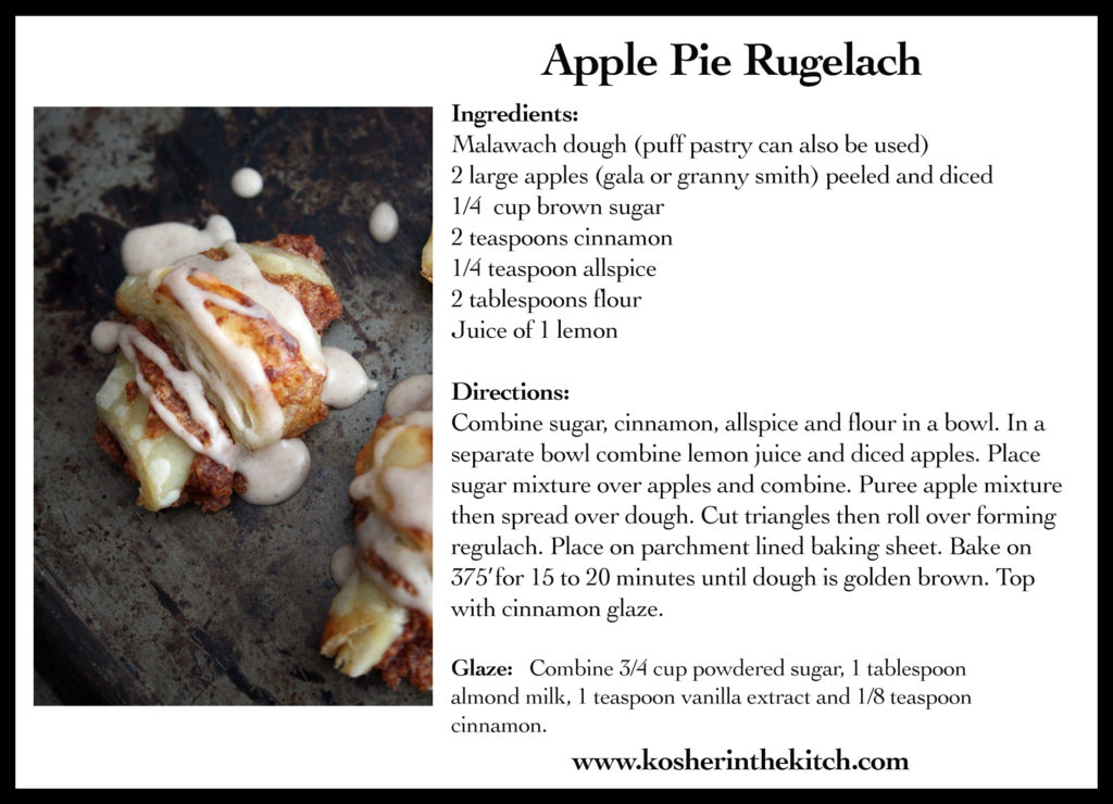 Apple Pie Rugelach Recipe Card