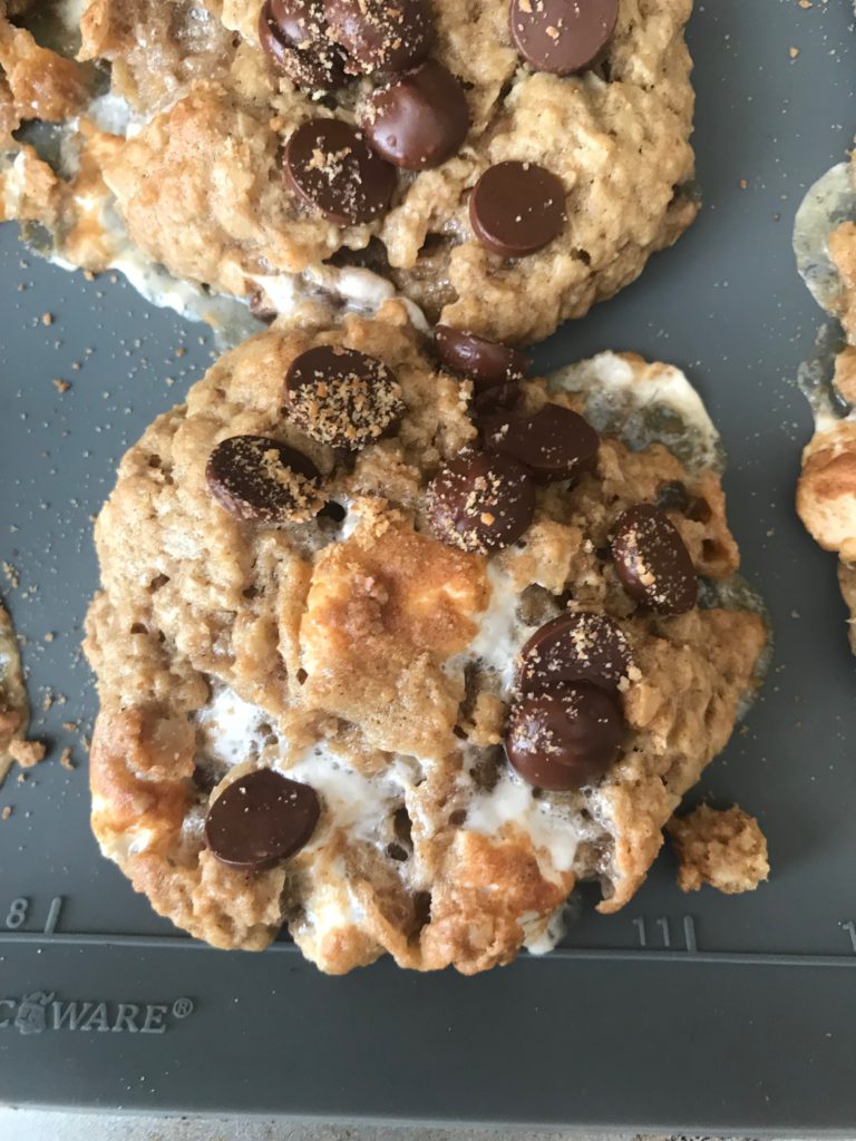 S'mores Oatmeal Cookies