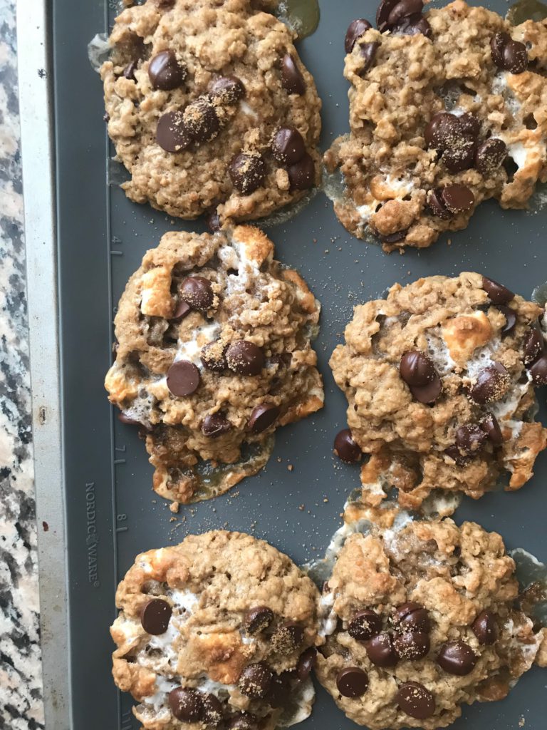 S'mores Oatmeal Cookies