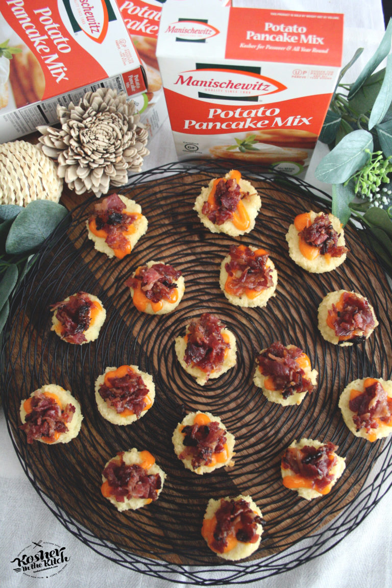 Potato Kugel Muffins with Candied Beef "Bacon" Bits Kosher In The Kitch!