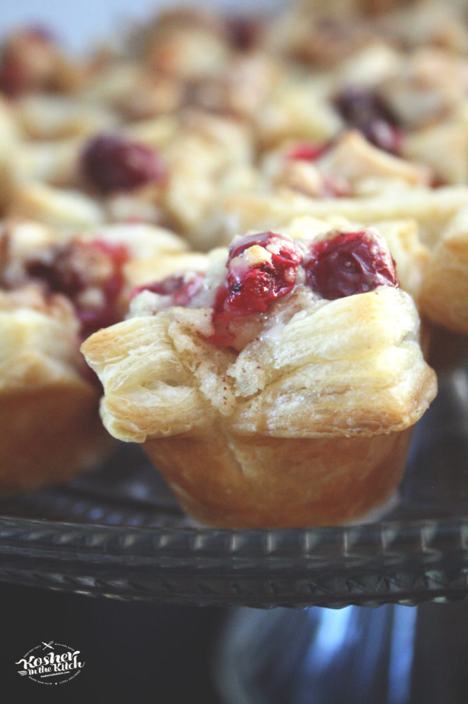 Cranberry Apple Puff Pastry Cups