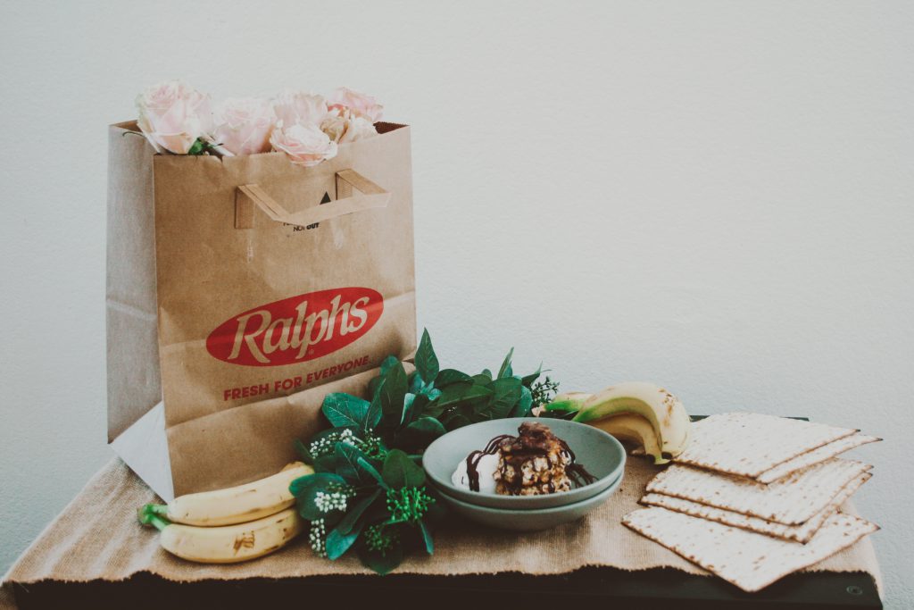 Bananas Foster Matzo Brei with Chocolate