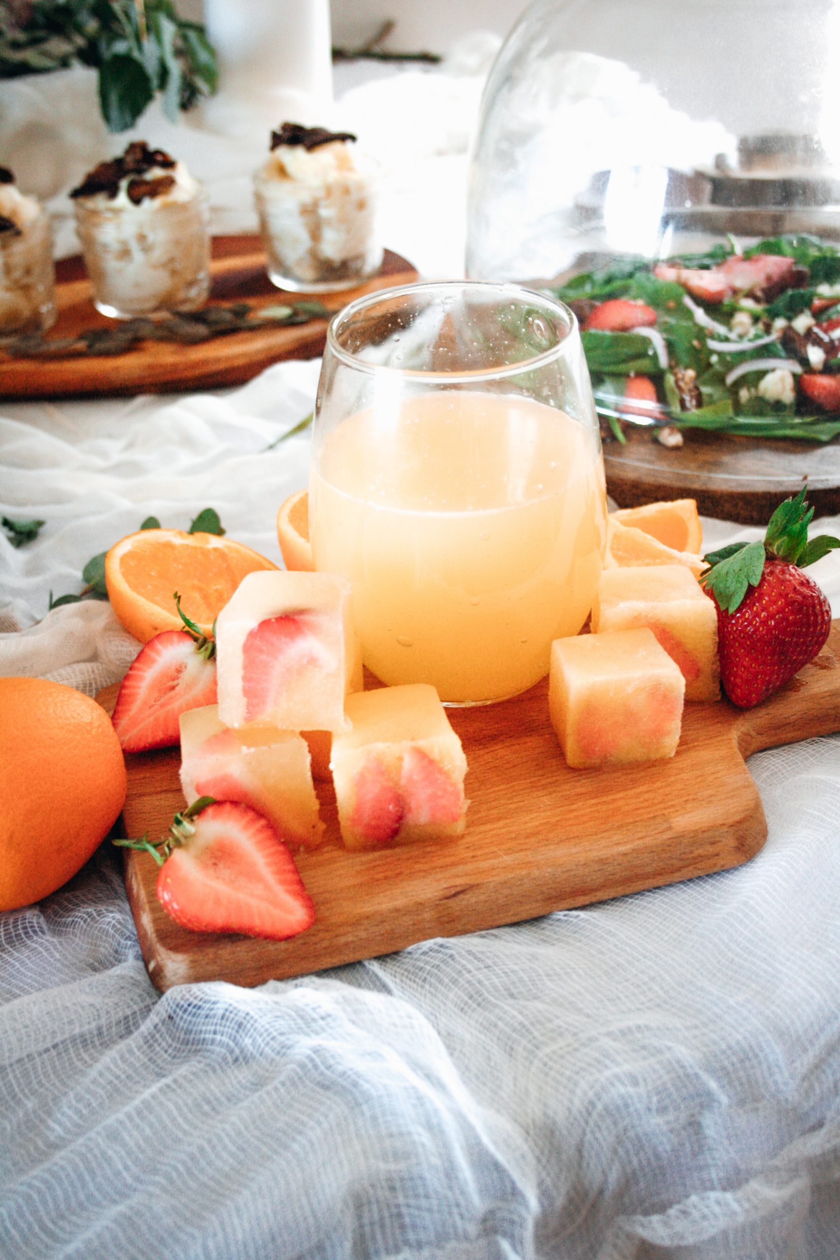 Holiday Mimosas to Make in An Ice Cube Tray