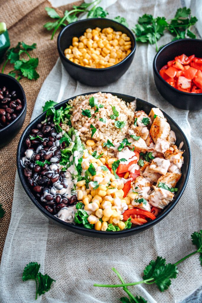 Chicken Taco Rice Bowl