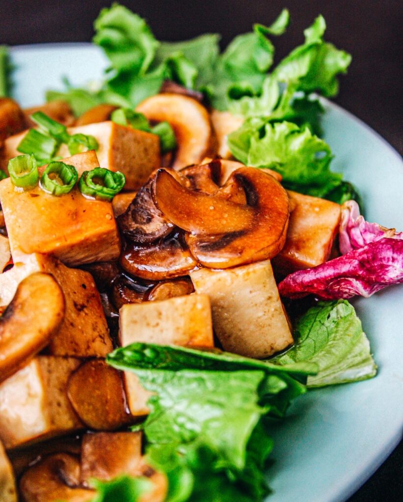 Mushroom Tofu Stir Fry