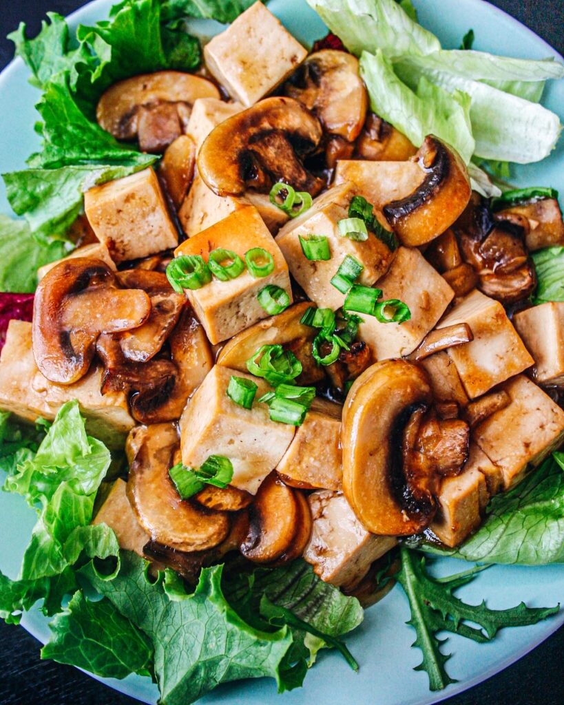 Mushroom Tofu Stir Fry