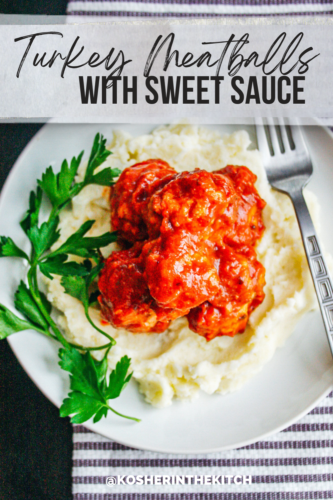 Turkey Meatballs with Sweet Sauce