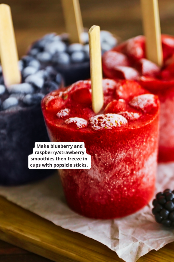 4th of July smoothie cupsa