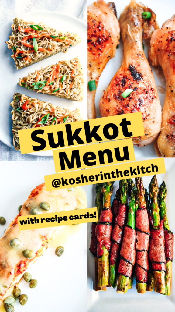 Easy Sukkot Menu with Quick and Tasty Recipe Cards