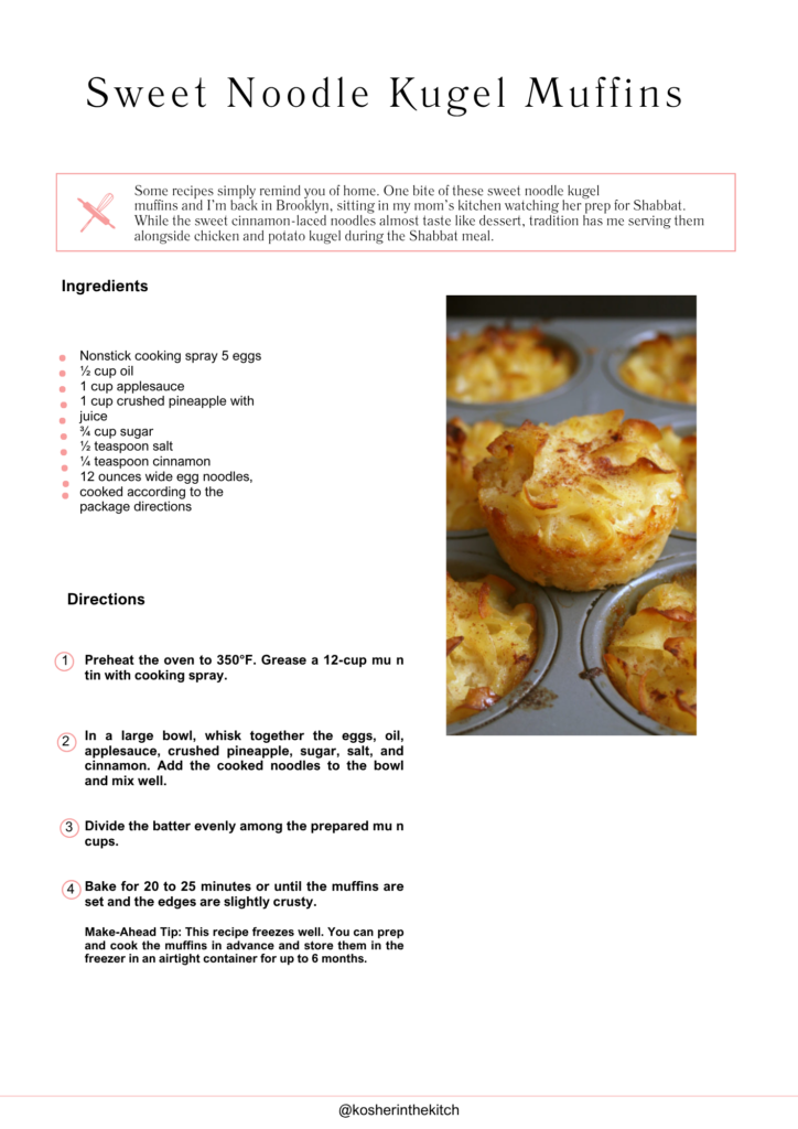 FREE Easy Shavuot Menu